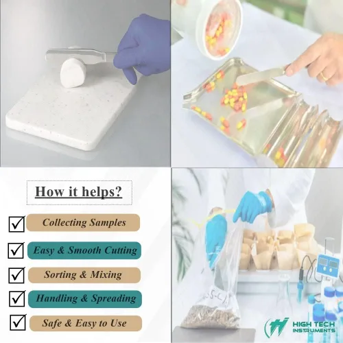 Miniatura 4 de Espátula de laboratorio de acero inoxidable, yeso, alginato, herramienta de laboratorio, talladores de modelado con mango de madera, cuchillas