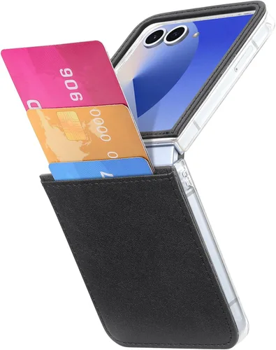 for Samsung Galaxy Z Flip 8 Case Luxury PU Leather Wallet Protective Phone Case Card Slots Pocket Purse Women Man Cover Case for Samsung Galaxy Z