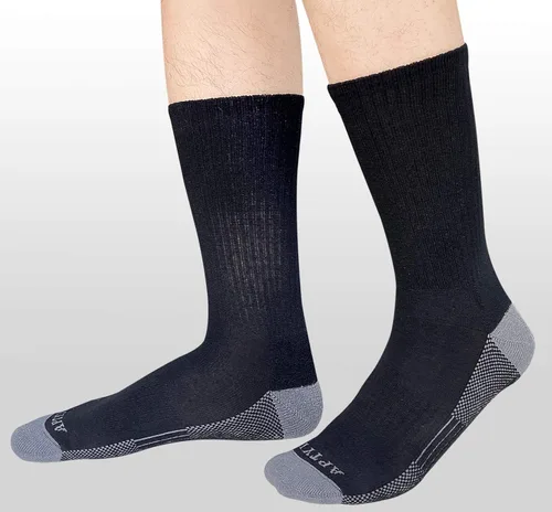 Miniatura 7 de APTYID Calcetines acolchados con control de humedad para hombre (46 pares)