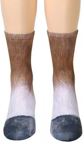 Miniatura 2 de Calcetines con diseño de pata de animal, divertidos regalos de Navidad, para adultos, hombres, mujeres, adolescentes, niños, regalos de broma