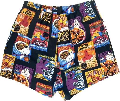 Miniatura 5 de ROCK ATOLL Calzoncillos tipo bóxer de algodón suave con estampados divertidos para hombre, tallas S-XXL