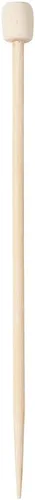 Miniatura 2 de Púas de cóctel de 3.5 pulgadas, 100 pinchos desechables para aperitivos, parte superior cilíndrica, palillos de dientes decorativos de bambú