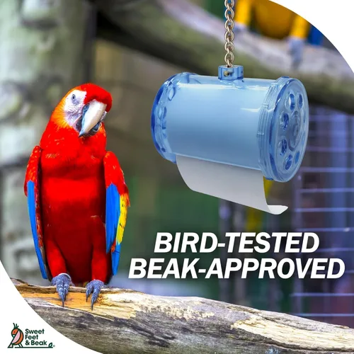 Miniatura 7 de Sweet Feet & Beak Shred Master - Juguete perfecto para jaula de pájaros para todas las aves, trituración y compromiso, seguro, no tóxico, fácil