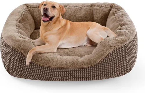 Miniatura 10 de INVENHO Cama para perros pequeños para perros pequeños, camas para gatos de interior, lavable, cama ortopédica para perros, cama cálida suave y Gris