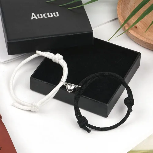 Miniatura 5 de Pulseras magnéticas para parejas, pulseras de atracción mutua, votos de amor eterno, pulseras de pareja ajustables, regalos de joyería expresan amor