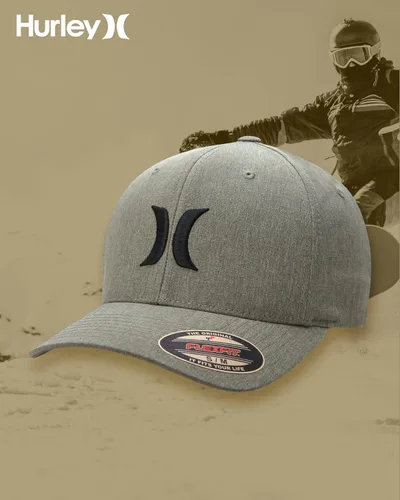 Miniatura 28 de Hurley Gorras para hombre - One & Only Flexfit Textures Cap - Sombreros ajustados para hombre, S-XL