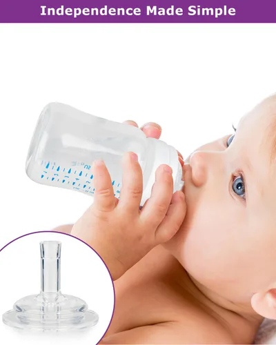 Miniatura 8 de Tetinas de copa de paja para biberones anticólicos de Philips Avent, boquilla de silicona de grado alimenticio, pezón suave de flujo variable, 6