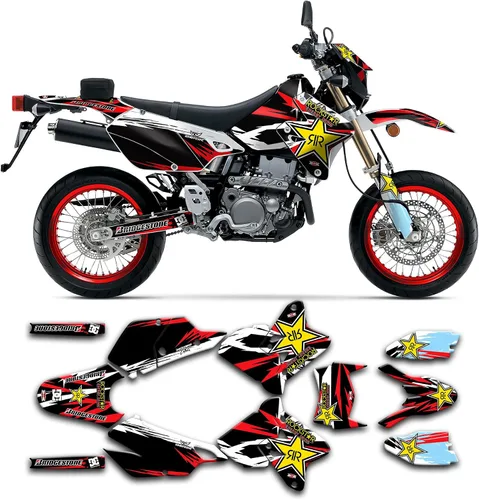 Miniatura 38 de Kit de calcomanías personalizadas para Suzuki DRZ400 E / DRZ400 Enduro / DRZ400E / DR-Z400E / DRZ400 EN 1999-2024, SZDRSE9919003-KO