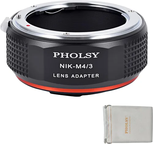 Miniatura 13 de PHOLSY Adaptador de montaje de lente PK a MFT compatible con lente de montaje Pentax K PK a Micro Cuatro Tercios (M4/3 Micro 4/3) Cuerpo de cámara