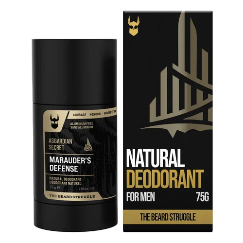 Miniatura 11 de The Beard Struggle Desodorante con infusión de carbón natural, Marauder's Defense, sin aluminio, colección Silver, Viking Storm, desodorante