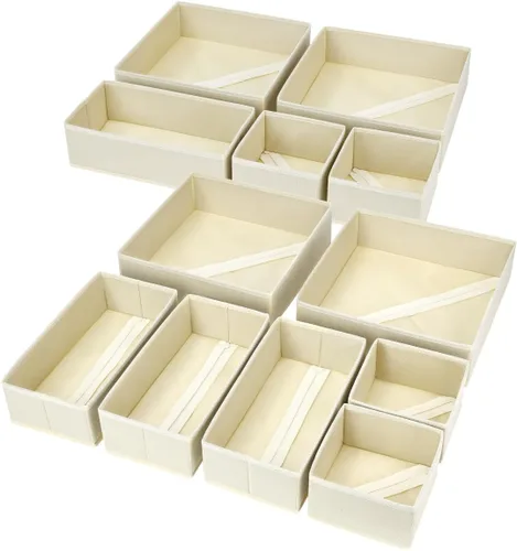 Miniatura 23 de DIMJ Organizador de cajones para ropa, paquete de 6 unidades, organizadores plegables para bebé, organizador de almacenamiento y cómoda