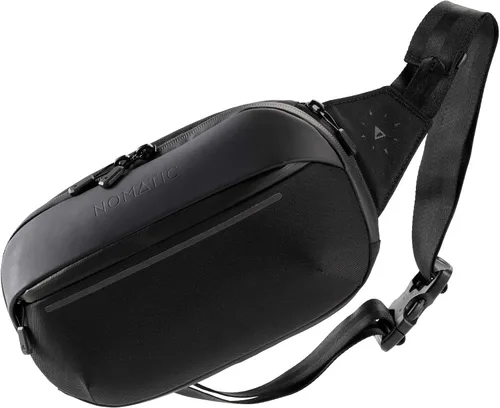 NOMATIC Navigator Sling 1L - Mochila cruzada delgada y ligera, riñonera para todos los días, correa antirrobo, resistente al agua y bolsa de