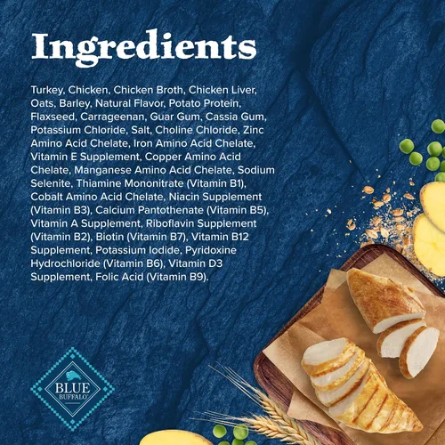 Miniatura 5 de Blue Buffalo Wilderness - Alimento húmedo natural con alto contenido de proteínas para perros adultos, pavo y pollo con granos integrales, latas