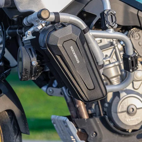 Miniatura 4 de Bolsa de motocicleta Bolsa impermeable Bolsa de motor de motocicleta de gran capacidad Práctica fácil instalación Triangular Accesorios
