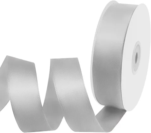 Miniatura 73 de Cinta de tela de satén de 1-1/2 pulgadas de ancho x 50 yardas, cinta negra perfecta para lazos de bricolaje, guirnaldas, envoltura de regalos