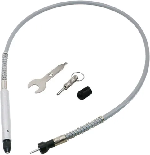 Miniatura 7 de Accesorio adaptador de eje flexible de 1/8 pies (0.125 in), portabrocas de cable de extensión de taladro flexible y herramienta de amoladora