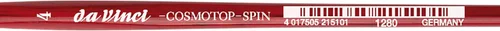Miniatura 234 de da Vinci Watercolor Series 5580 CosmoTop Spin Pincel de Pintura, Redondo Sintético con Mango Rojo