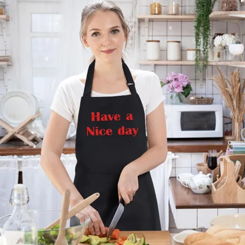 Miniatura 3 de Delantal personalizado para hombres, delantales de chef personalizados con nombre/texto bordado, delantal ajustable de cocina para mujer