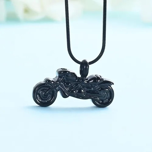 Miniatura 22 de Imrsanl Joyería de cremación para cenizas, motocicleta, automóvil pequeño, collar de urna de tractor para cenizas para hombres, recuerdo