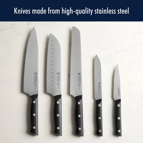 Miniatura 5 de HENCKELS Cuchillo de pan dinámico afilado de 8 pulgadas, cuchillo para pastel, diseño alemán informado por más de 100 años de maestría, acero