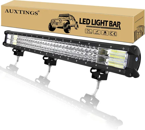 Miniatura 12 de AUXTINGS 2 unids 4 pulgadas 36 W triple fila 7D lente Spot LED barra de luz LED impermeable trabajo buceo luces para todoterreno Jeep ATV AWD SUV