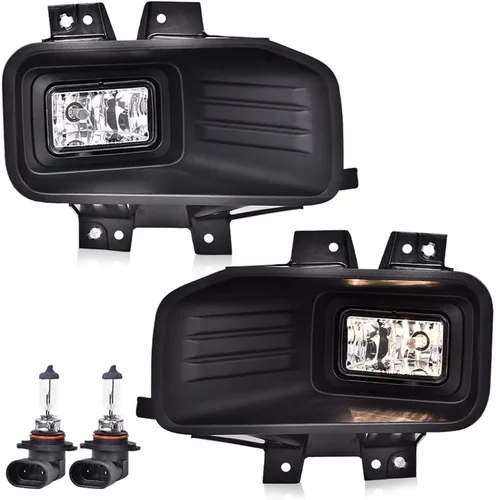 Miniatura 22 de G-PLUS Faros antiniebla con bombillas para el lado del conductor y el pasajero, transparente compatible con Toyota Tundra