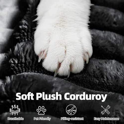 Miniatura 3 de Cloud Couch Sofá Seccional en Forma de U, Sofás Modulares Blandos de 134 pulgadas para Sala de Estar, Sofá de Asiento Profundo de Pana con 2 Chaise