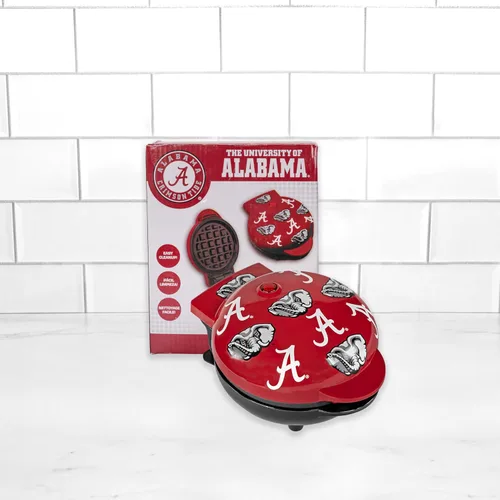 Miniatura 6 de Uncanny Brands Alabama Crimson Tide - Mini waflera - Pequeño aparato de cocina