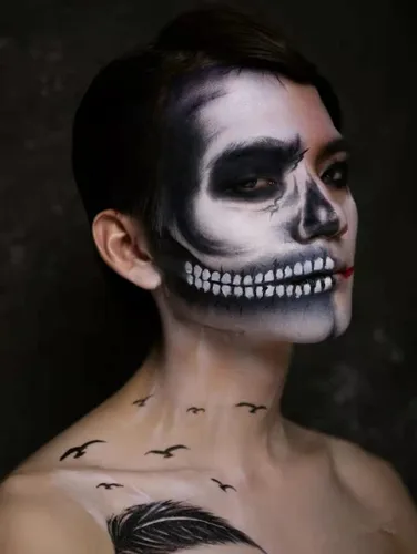 Miniatura 5 de Mysense Sombra de ojos negra mate sola,Sombra de ojos de polvo fino prensado,Maquillaje de ojo negro de larga duración de alto pigmento para día