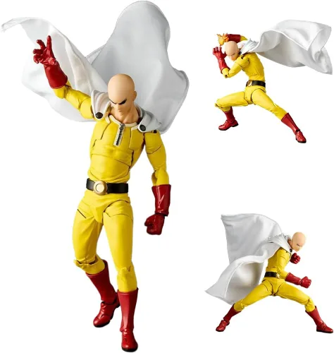 Miniatura 8 de QAHEART Figuras de Genos - Figuras de anime Saitam, estatuas ultra móviles con piezas intercambiables, adornos de figura de acción de anime de 5.9