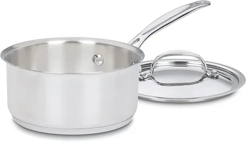 Miniatura 2 de Cuisinart 719-16 - Colección de utensilios de cocina de 1.5 cuartos de galón Chef's-Classic-Stainless-Cookware-Collection, cacerola con tapa