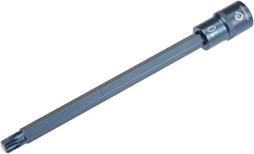 Miniatura 6 de uxcell 1/2" Drive x M12 (0.472 in) Triple Square Spline Bit Socket, brocas de acero S2, enchufes CR-V de 8" de longitud (solo para uso manual)