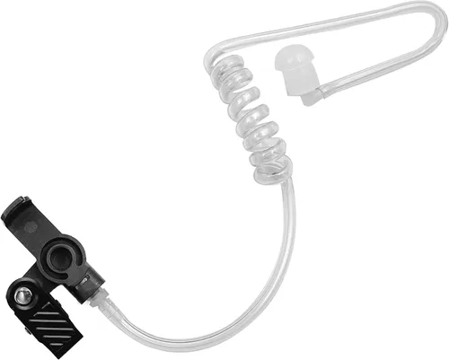 Miniatura 6 de HWAYO 0.138 in 1 pin escucha solo vigilancia acústico encubierto tubo de aire auricular de radio policía auriculares + auriculares de repuesto
