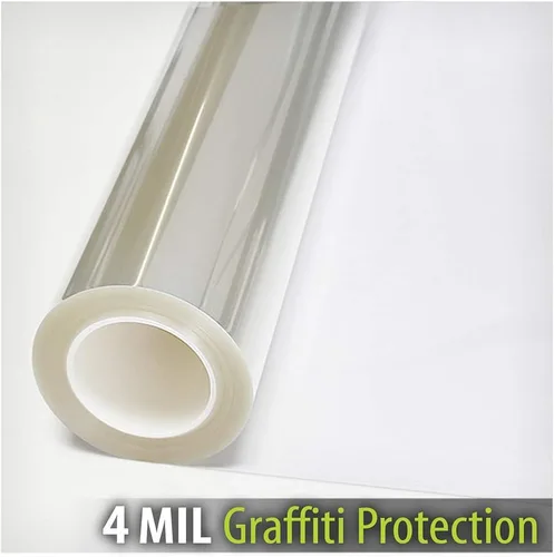 Miniatura 3 de BDF AG4M - Película protectora de grafiti para ventana, 4 mil, transparente (12 pulgadas x 50 pies)