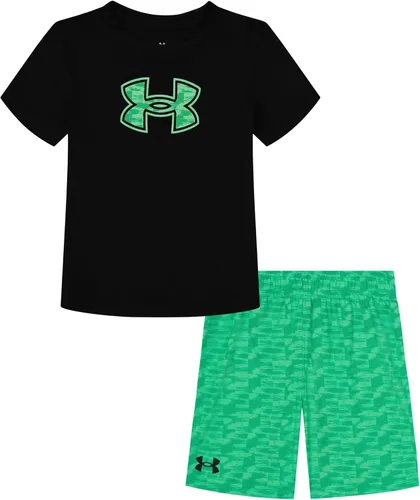 Miniatura 104 de Under Armour baby-girls Ua Terrazzo Leopard Heart SetShort Set