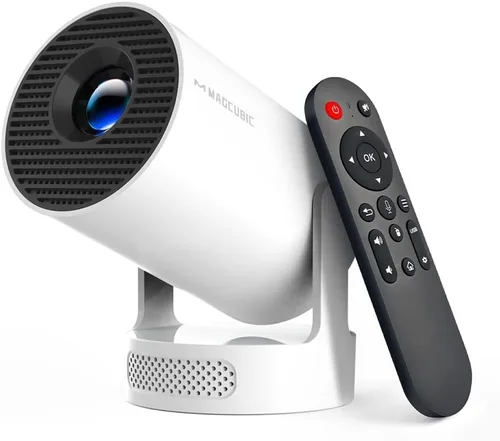 Miniatura 8 de 【Enfoque eléctrico】Mini proyector Magcubic compatible con 4K, proyector inteligente con WiFi 6 y Bluetooth 5.4, altavoz base sonora de 5 W, rotación