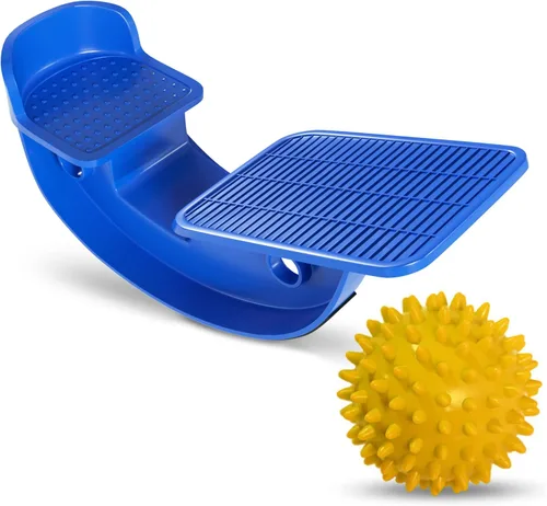 ProHeal Estirador de pantorrilla con masajeador de bola con pinchos, para fascitis plantar, tendinitis de Aquiles, estirador de pantorrillas, pies,