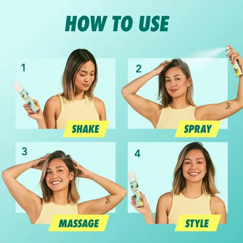 Miniatura 5 de Batiste Champú seco original, absorbe aceite y grasa, aroma limpio clásico, 3.81 onzas