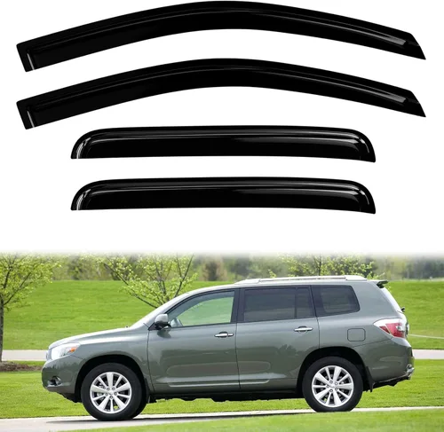 Miniatura 75 de Viseras de ventana protectores de lluvia para Chevy Equinox 2018 2019 2020 2021 2022 2023 2024