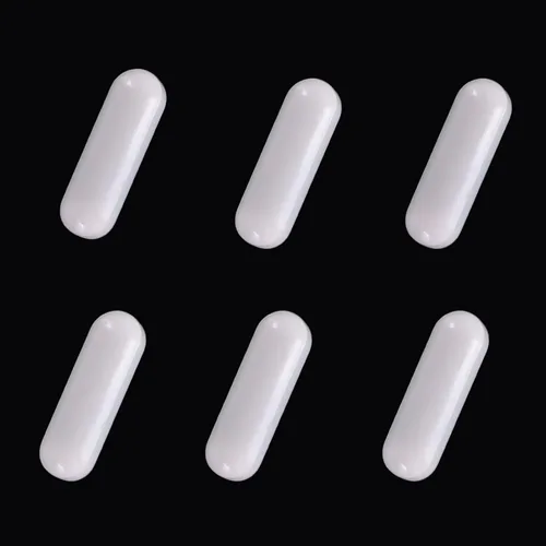 Miniatura 6 de LABALPHA 6 piezas de mezclador de agitador magnético PTFE, barra magnética de agitador de 25mm/0.98 pulgadas