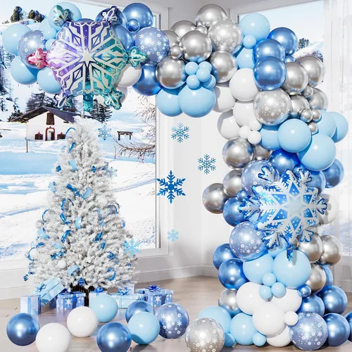 Miniatura 19 de Kit de arco de guirnalda de globos de Halloween, 116 piezas de arco de globos naranja y negro blanco, globos de papel de aluminio con estrella