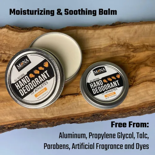 Miniatura 5 de MONA Brands - Desodorante de manos para atletas Desodoriza y nutre las manos Absorbe la humedad 100% natural, vegano y libre de crueldad