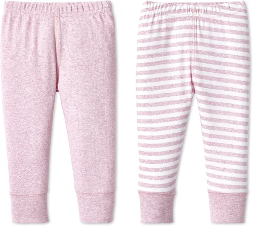 Lamaze Organic Baby Pantalón deportivo sin cierre para bebés y niños paquete de 2 pantalones