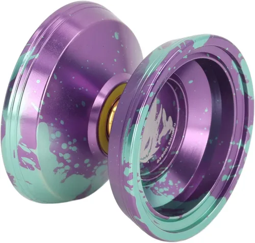Yoyo - Bola de aleación de aluminio, juguete profesional de bola Yoyo con guante de cuerda para niños y adultos, regalo de cumpleaños (verde) Yoyo