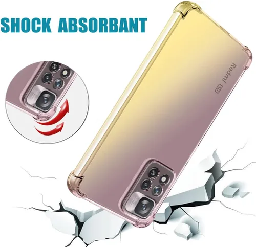 Miniatura 7 de Para Redmi Note 11 Pro/Note 11 Pro 5G/Redmi Note 11E Pro Caso, lindo gradiente transparente delgado a prueba de golpes suave flexible TPU cubierta