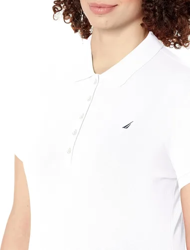 Miniatura 3 de Nautica Polo de algodón de manga corta con 5 botones para mujer
