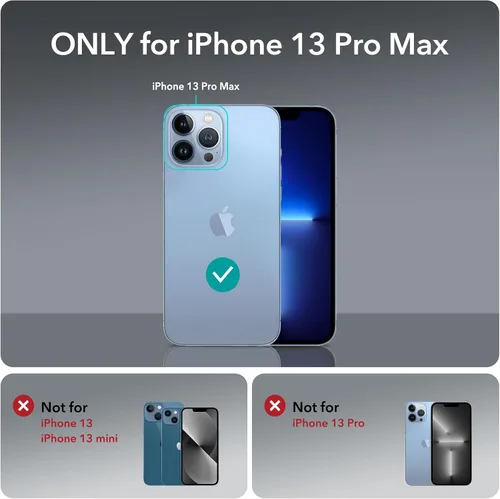 Miniatura 2 de ESR Funda magnética híbrida con HaloLock compatible con MagSafe, compatible con funda para iPhone 13 Pro Max, protección de grado militar, parte