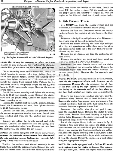 Miniatura 4 de 1956 Ford Pickup Truck Shop Manual de reparación Libro