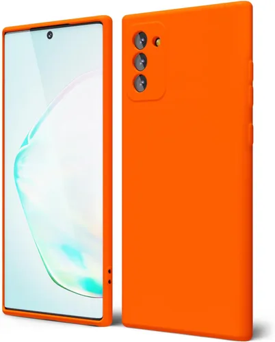 Miniatura 71 de oakxco Funda para teléfono Samsung Galaxy Note 20 Ultra de silicona líquida, bonita funda delgada y fina de goma suave TPU lisa y suave de gel