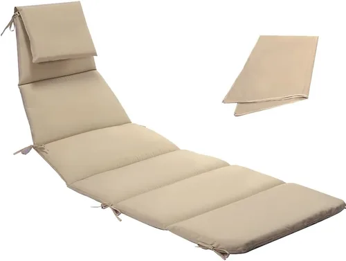 Cojín de repuesto y paraguas para silla colgante al aire libre para tumbona colgante hamaca Caqui